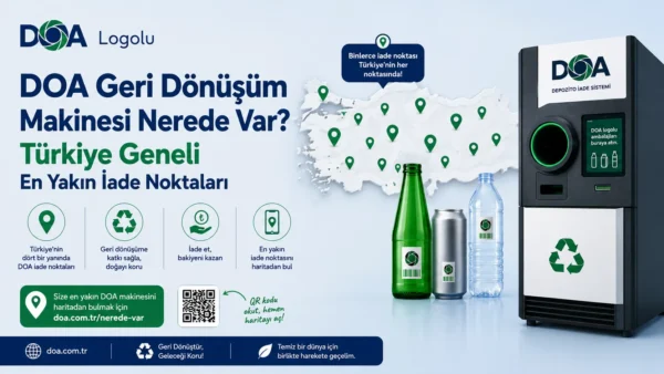 DOA Geri Dönüşüm Makinesi Nerede Var? Türkiye Geneli En Yakın İade Noktaları
